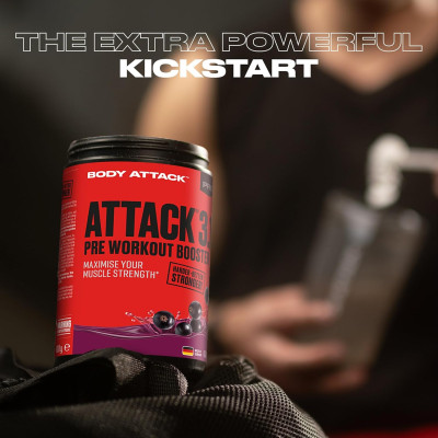 ПРЕДТРЕНИРОВОЧНЫЙ КОМПЛЕКС BODY ATTACK PRE ATTACK 3.1 600 Г СПЕЛАЯ СМОРОДИНА ПРЕДТРЕНИРОВОЧНЫЙ КОМПЛЕКС BODY ATTACK PRE ATTACK 3.1 600 Г СПЕЛАЯ СМОРОДИНА