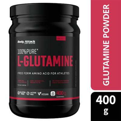 АМІНОКИСЛОТА BODY ATTACK 100% ЧИСТАЯ Л-ГЛЮТАМИНОВАЯ КИСЛОТА 400 Г АМІНОКИСЛОТА BODY ATTACK 100% ЧИСТАЯ Л-ГЛЮТАМИНОВАЯ КИСЛОТА 400 Г