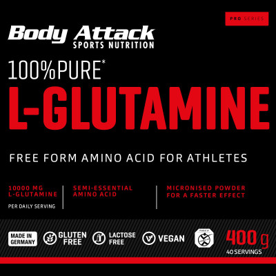 АМІНОКИСЛОТА BODY ATTACK 100% ЧИСТАЯ Л-ГЛЮТАМИНОВАЯ КИСЛОТА 400 Г АМІНОКИСЛОТА BODY ATTACK 100% ЧИСТАЯ Л-ГЛЮТАМИНОВАЯ КИСЛОТА 400 Г
