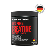 Креатин BODY ATTACK 100% Pure Creatine 300 г без вкуса