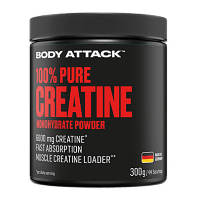 КРЕАТИН BODY ATTACK 100% PURE CREATINE 300 Г БЕЗ ВКУСА КРЕАТИН BODY ATTACK 100% PURE CREATINE 300 Г БЕЗ ВКУСА