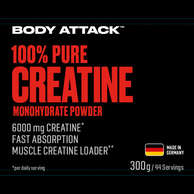 КРЕАТИН BODY ATTACK 100% PURE CREATINE 300 Г БЕЗ ВКУСА КРЕАТИН BODY ATTACK 100% PURE CREATINE 300 Г БЕЗ ВКУСА