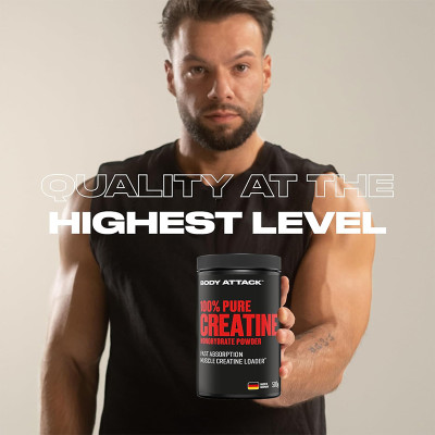 КРЕАТИН BODY ATTACK 100% PURE CREATINE 500 Г БЕЗ ВКУСА КРЕАТИН BODY ATTACK 100% PURE CREATINE 500 Г БЕЗ ВКУСА