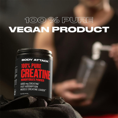 КРЕАТИН BODY ATTACK 100% PURE CREATINE 500 Г БЕЗ ВКУСА КРЕАТИН BODY ATTACK 100% PURE CREATINE 500 Г БЕЗ ВКУСА