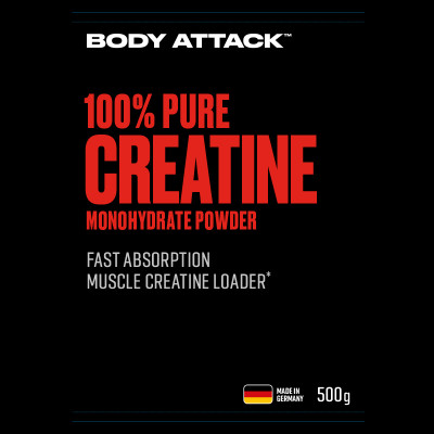 КРЕАТИН BODY ATTACK 100% PURE CREATINE 500 Г БЕЗ ВКУСА КРЕАТИН BODY ATTACK 100% PURE CREATINE 500 Г БЕЗ ВКУСА