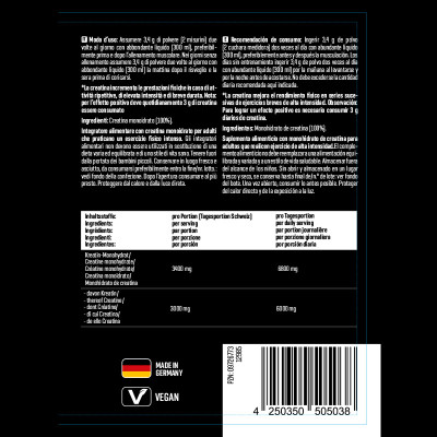 КРЕАТИН BODY ATTACK 100% PURE CREATINE 500 Г БЕЗ ВКУСА КРЕАТИН BODY ATTACK 100% PURE CREATINE 500 Г БЕЗ ВКУСА