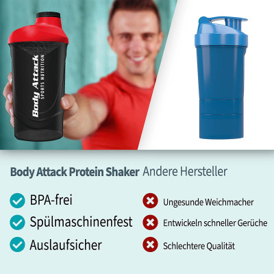 ШЕЙКЕР BODY ATTACK SHAKER 600 МЛ ЧЕРНЫЙ КРАСНЫЙ ШЕЙКЕР BODY ATTACK SHAKER 600 МЛ ЧЕРНЫЙ КРАСНЫЙ