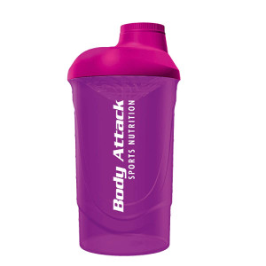 Шейкер BODY ATTACK Shaker 600 мл рожевий