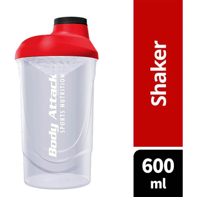 ШЕЙКЕР BODY ATTACK SHAKER 600 МЛ ПРОЗРАЧНЫЙ ШЕЙКЕР BODY ATTACK SHAKER 600 МЛ ПРОЗРАЧНЫЙ