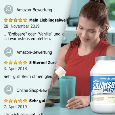 СОЕВЫЙ ИЗОЛЯТ BODY ATTACK SOJA ISOLATE 750 Г ВАНИЛЬ