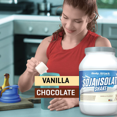 СОЕВЫЙ ИЗОЛЯТ BODY ATTACK SOJA ISOLATE 750 Г ВАНИЛЬ