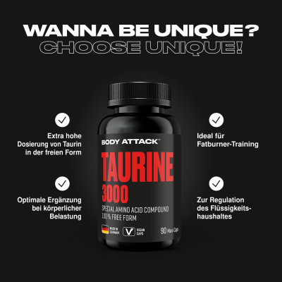 АМІНОКИСЛОТНИЙ КОМПЛЕКС BODY ATTACK TAURINE 3000 90 КАПСУЛ АМІНОКИСЛОТНИЙ КОМПЛЕКС BODY ATTACK TAURINE 3000 90 КАПСУЛ