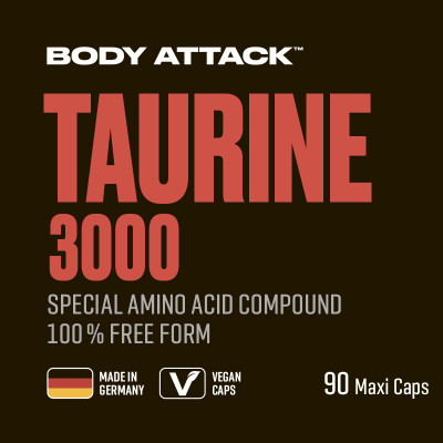 АМІНОКИСЛОТНИЙ КОМПЛЕКС BODY ATTACK TAURINE 3000 90 КАПСУЛ АМІНОКИСЛОТНИЙ КОМПЛЕКС BODY ATTACK TAURINE 3000 90 КАПСУЛ