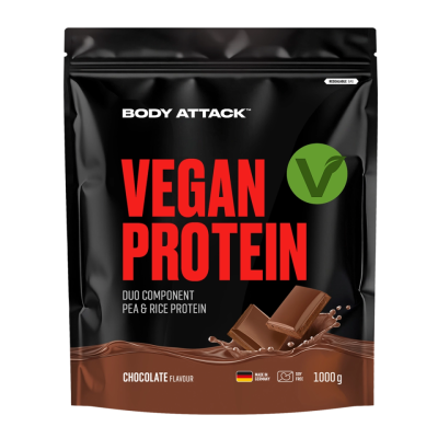 МНОГОКОМПОНЕНТНЫЙ ПРОТЕИН BODY ATTACK VEGAN PROTEIN 1000 Г ПАК ШОКОЛАД МНОГОКОМПОНЕНТНЫЙ ПРОТЕИН BODY ATTACK VEGAN PROTEIN 1000 Г ПАК ШОКОЛАД
