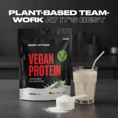 МНОГОКОМПОНЕНТНЫЙ ПРОТЕИН BODY ATTACK VEGAN PROTEIN 1000 Г ПАК ШОКОЛАД МНОГОКОМПОНЕНТНЫЙ ПРОТЕИН BODY ATTACK VEGAN PROTEIN 1000 Г ПАК ШОКОЛАД