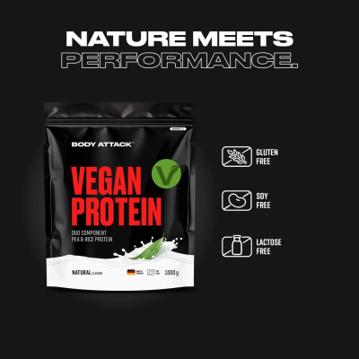 МНОГОКОМПОНЕНТНЫЙ ПРОТЕИН BODY ATTACK VEGAN PROTEIN 1000 Г ПАК ШОКОЛАД МНОГОКОМПОНЕНТНЫЙ ПРОТЕИН BODY ATTACK VEGAN PROTEIN 1000 Г ПАК ШОКОЛАД