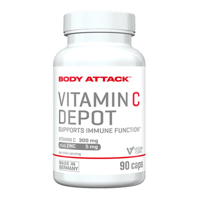 ВИТАМИН BODY ATTACK VITAMIN C DEPOT 90 КАПСУЛ ВИТАМИН BODY ATTACK VITAMIN C DEPOT 90 КАПСУЛ