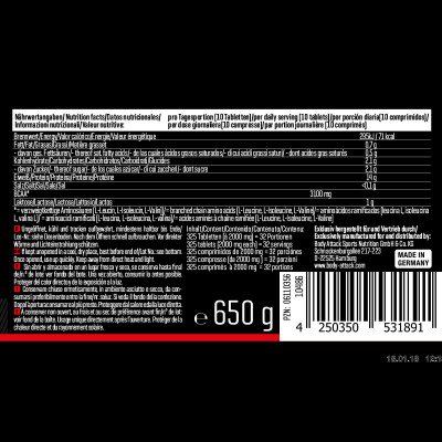 АМИНОКИСЛОТНЫЙ КОМПЛЕКС BODY ATTACK WHEY AMINO GOLD 325 КАПСУЛ АМИНОКИСЛОТНЫЙ КОМПЛЕКС BODY ATTACK WHEY AMINO GOLD 325 КАПСУЛ