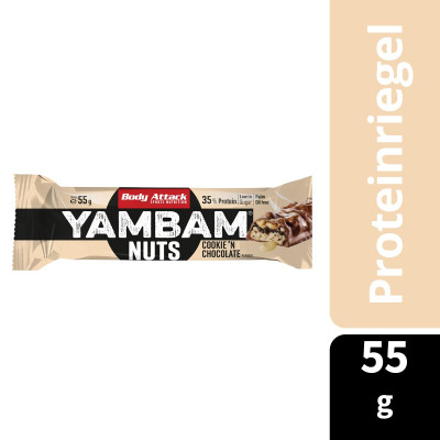 ПРОТЕИНОВЫЙ БАТОНЧИК BODY ATTACK YAMBUM NUTS 55 G КАРАМЕЛЬ С АРАХИСОВЫМ МАСЛОМ ПРОТЕИНОВЫЙ БАТОНЧИК BODY ATTACK YAMBUM NUTS 55 G КАРАМЕЛЬ С АРАХИСОВЫМ МАСЛОМ
