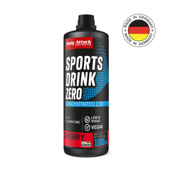 Комплексні вітаміни BODY ATTACK Sports Drink Zero 1000 мл вишня