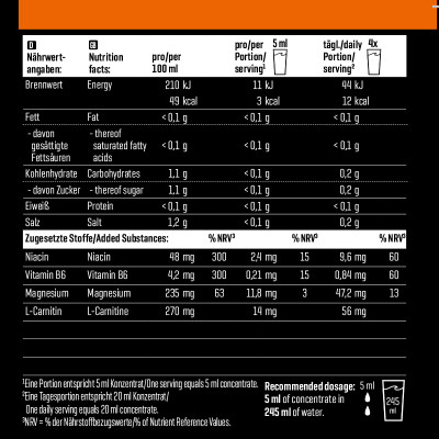 КОМПЛЕКСНЫЕ ВИТАМИНЫ BODY ATTACK SPORTS DRINK ZERO 1000 МЛ МУЛЬТИФРУКТОВЫЙ