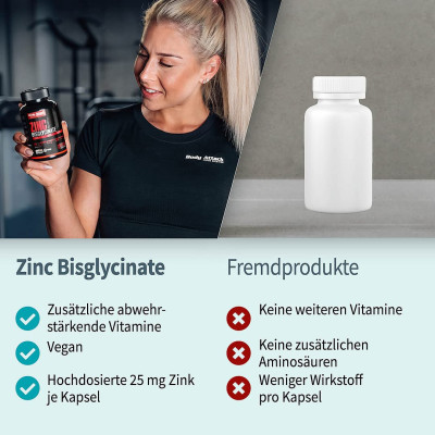 ВИТАМИН BODY ATTACK ZINC BISGLYCINATE 90 КАПСУЛ ВИТАМИН BODY ATTACK ZINC BISGLYCINATE 90 КАПСУЛ