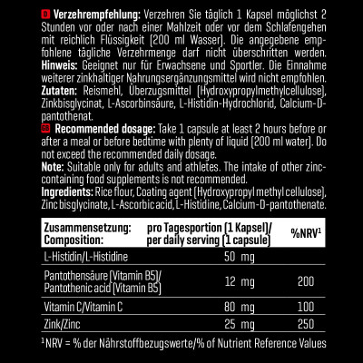 ВИТАМИН BODY ATTACK ZINC BISGLYCINATE 90 КАПСУЛ ВИТАМИН BODY ATTACK ZINC BISGLYCINATE 90 КАПСУЛ