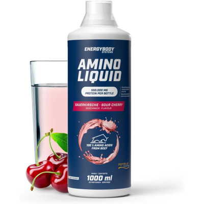 АМИНОКИСЛОТНЫЙ КОМПЛЕКС ENERGYBODY AMINO LIQUID 550.000 мг ВИШНЯ АМИНОКИСЛОТНЫЙ КОМПЛЕКС ENERGYBODY AMINO LIQUID 550.000 мг ВИШНЯ