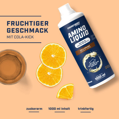 АМИНОКИСЛОТНЫЙ КОМПЛЕКС ENERGYBODY AMINO LIQUID 580.000 МГ КОЛА-АПЕЛЬСИН АМИНОКИСЛОТНЫЙ КОМПЛЕКС ENERGYBODY AMINO LIQUID 580.000 МГ КОЛА-АПЕЛЬСИН