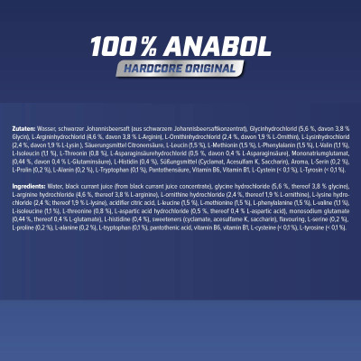 АМИНОКИСЛОТНЫЙ КОМПЛЕКС ENERGYBODY 100% ANABOL 30X25 МЛ ЧЕРНАЯ СМОРОДИНА АМИНОКИСЛОТНЫЙ КОМПЛЕКС ENERGYBODY 100% ANABOL 30X25 МЛ ЧЕРНАЯ СМОРОДИНА
