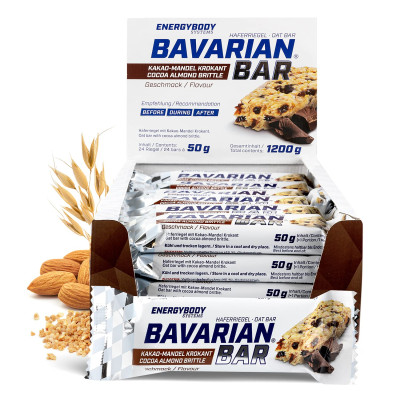 ЭНЕРГЕТИЧЕСКИЙ БАТОНЧИК ENERGYBODY BAVARIAN BAR 50G КАКАО-МИГДАЛЬ ЭНЕРГЕТИЧЕСКИЙ БАТОНЧИК ENERGYBODY BAVARIAN BAR 50G КАКАО-МИГДАЛЬ