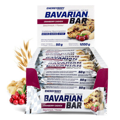 ЭНЕРГЕТИЧЕСКИЙ БАТОНЧИК ENERGYBODY BAVARIAN BAR 50 Г КЛЮКВА-КЕШЬЮ ЭНЕРГЕТИЧЕСКИЙ БАТОНЧИК ENERGYBODY BAVARIAN BAR 50 Г КЛЮКВА-КЕШЬЮ