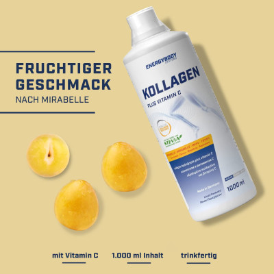 КОЛЛАГЕН ENERGYBODY COLLAGEN PLUS VITAMIN C 1000 МЛ МИРАБЕЛЬ