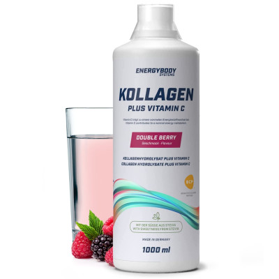 КОЛЛАГЕН ENERGYBODY COLLAGEN PLUS VITAMIN C 1000 МЛ ДВОЙНАЯ ЯГОДА