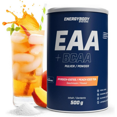 АМІНОКИСЛОТА ENERGYBODY EAA DRINK 500 G ПЕРСИК З ЛЬОДОМ АМІНОКИСЛОТА ENERGYBODY EAA DRINK 500 G ПЕРСИК З ЛЬОДОМ