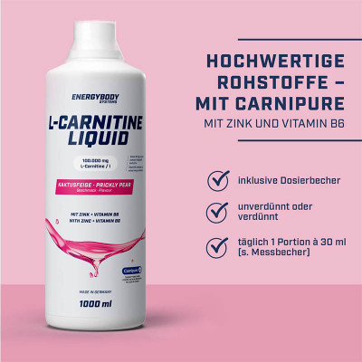 L-КАРНИТИН ENERGYBODY L-CARNITINE LIQUID 100.000 МГ КОЛЮЧАЯ ГРУША L-КАРНИТИН ENERGYBODY L-CARNITINE LIQUID 100.000 МГ КОЛЮЧАЯ ГРУША