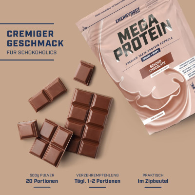 МНОГОКОМПОНЕНТНЫЙ ПРОТЕИН ENERGYBODY MEGA PROTEIN 500 Г ШОКОЛАД