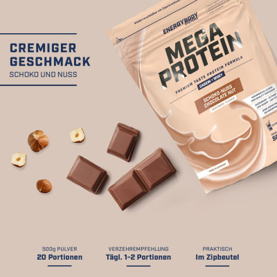 МНОГОКОМПОНЕНТНЫЙ ПРОТЕИН ENERGYBODY MEGA PROTEIN 500 Г ШОКОЛАД-ОРЕХ МНОГОКОМПОНЕНТНЫЙ ПРОТЕИН ENERGYBODY MEGA PROTEIN 500 Г ШОКОЛАД-ОРЕХ
