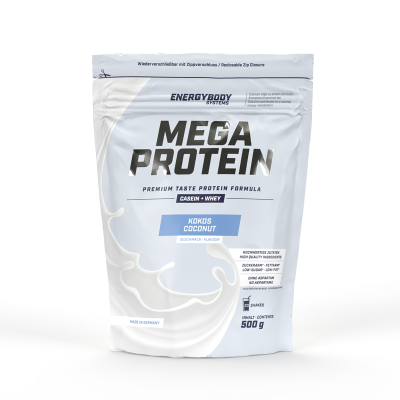 Багатокомпонентний протеїн ENERGYBODY Mega Protein 500 г кокос
