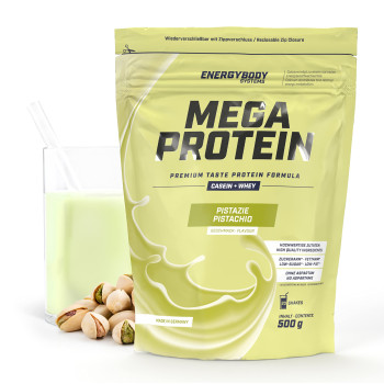 Багатокомпонентний протеїн ENERGYBODY Mega Protein 500 г фісташка