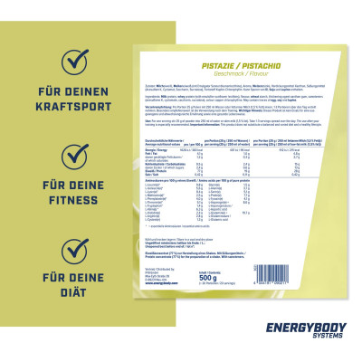 БАГАТОКОМПОНЕНТНИЙ ПРОТЕЇН ENERGYBODY MEGA PROTEIN 500 Г ФІСТАШКА БАГАТОКОМПОНЕНТНИЙ ПРОТЕЇН ENERGYBODY MEGA PROTEIN 500 Г ФІСТАШКА