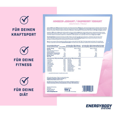 МНОГОКОМПОНЕНТНЫЙ ПРОТЕИН ENERGYBODY MEGA PROTEIN 500 Г МАЛИНОВЫЙ ЙОГУРТ МНОГОКОМПОНЕНТНЫЙ ПРОТЕИН ENERGYBODY MEGA PROTEIN 500 Г МАЛИНОВЫЙ ЙОГУРТ