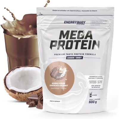 БАГАТОКОМПОНЕНТНИЙ ПРОТЕЇН ENERGYBODY MEGA PROTEIN 500 Г ШОКОЛАД з КОКОКСОМ БАГАТОКОМПОНЕНТНИЙ ПРОТЕЇН ENERGYBODY MEGA PROTEIN 500 Г ШОКОЛАД з КОКОКСОМ