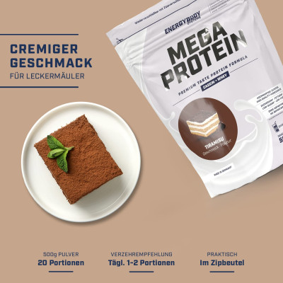 МНОГОКОМПОНЕНТНЫЙ ПРОТЕИН ENERGYBODY MEGA PROTEIN 500 Г ТИРАМИСУ МНОГОКОМПОНЕНТНЫЙ ПРОТЕИН ENERGYBODY MEGA PROTEIN 500 Г ТИРАМИСУ