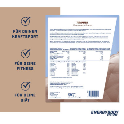 МНОГОКОМПОНЕНТНЫЙ ПРОТЕИН ENERGYBODY MEGA PROTEIN 500 Г ТИРАМИСУ МНОГОКОМПОНЕНТНЫЙ ПРОТЕИН ENERGYBODY MEGA PROTEIN 500 Г ТИРАМИСУ