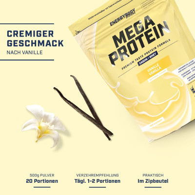 МНОГОКОМПОНЕНТНЫЙ ПРОТЕИН ENERGYBODY MEGA PROTEIN 500G ВАНИЛЬ МНОГОКОМПОНЕНТНЫЙ ПРОТЕИН ENERGYBODY MEGA PROTEIN 500G ВАНИЛЬ