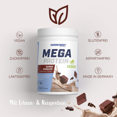 СОЕВЫЙ ПРОТЕИН ENERGYBODY MEGA PROTEIN VEGAN 750 Г ШОКОЛАД СОЕВЫЙ ПРОТЕИН ENERGYBODY MEGA PROTEIN VEGAN 750 Г ШОКОЛАД