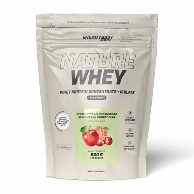 Сывороточный протеин ENERGYBODY Nature Whey Protein 600 г яблоко-персик-колючая груша