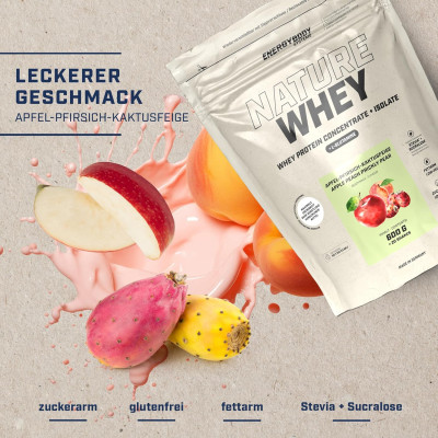СЫВОРОТОЧНЫЙ ПРОТЕИН ENERGYBODY NATURE WHEY PROTEIN 600 Г ЯБЛОКО-ПЕРСИК-КОЛЮЧАЯ ГРУША СЫВОРОТОЧНЫЙ ПРОТЕИН ENERGYBODY NATURE WHEY PROTEIN 600 Г ЯБЛОКО-ПЕРСИК-КОЛЮЧАЯ ГРУША