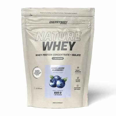 Сывороточный протеин ENERGYBODY Nature Whey Protein 600 г черника